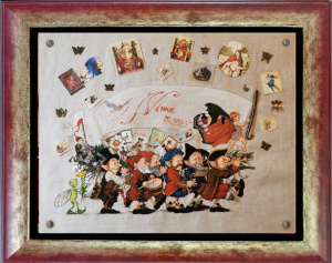 Набор для вышивания "Parade 20 years. LUXE" (Парад к 20-летию) . Арт 205-A056 MK