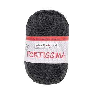 Пряжа Fortissima Socka 4-fach Uni, 75% шерсть, 25% полиамид, 420 м, 100 г. Арт 90038-2058