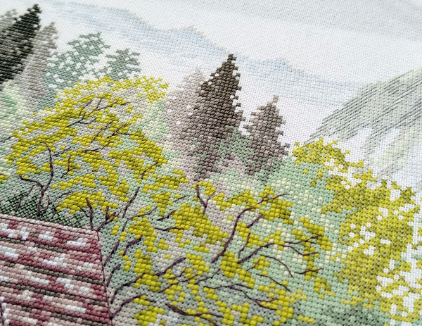 Набор для вышивания  Тишина гор". Арт 02.012.08