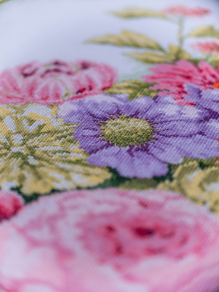 Набор для вышивания "Floral cotton candy"  . Арт PN-0196208