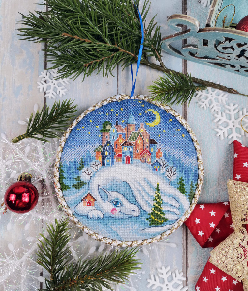 Набор для создания пинкипа "Снежный дракон". Арт 21.002.32