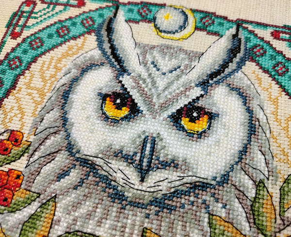Набор для вышивания "Белый филин". Арт 03.017.21