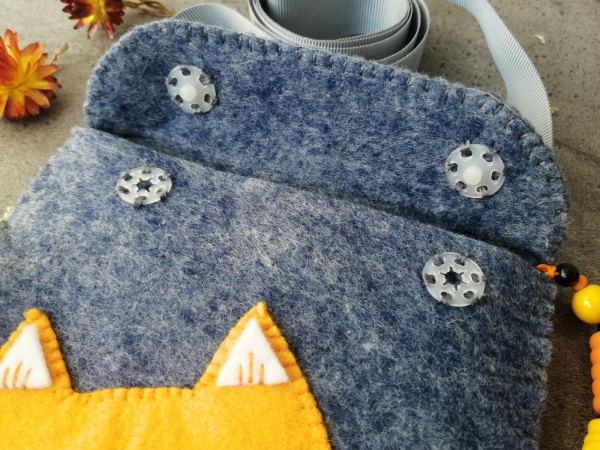 Набор для создания сумки из фетра "Лисичка". Арт 30.001.01