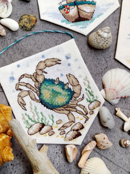 Набор для вышивания "Морские этюды". Арт 21.003.24