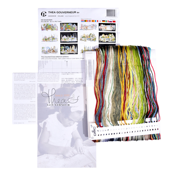 Набор для вышивания "Амстердам", канва лён 36 ct. Арт 450                     