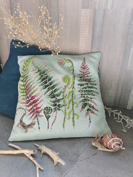 Набор для создания наволочки "Папоротник". Арт 14.001.38