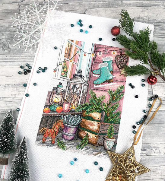 Набор для вышивания "Коньки". Арт 09.009.11