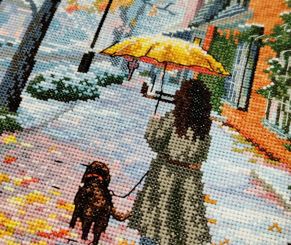 Набор для вышивания  "Первый снег". Арт 02.012.09