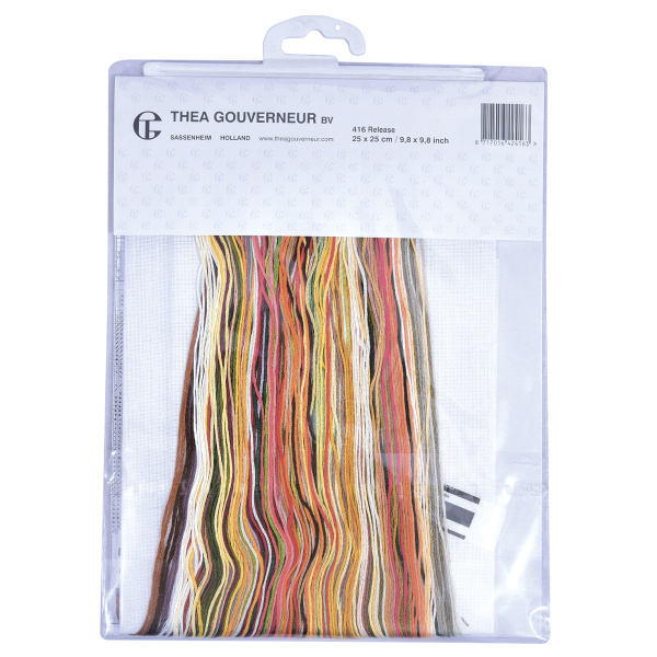 Набор для вышивания "Цветение белой розы", канва лён 36 ct. Арт 416                     