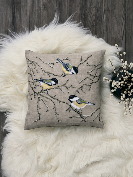 Набор для вышивания подушки "Мусвиты". Арт 83-1315