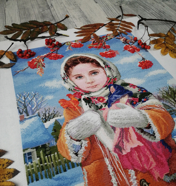 Набор для вышивания "Ягодки" . Арт 09.007.06