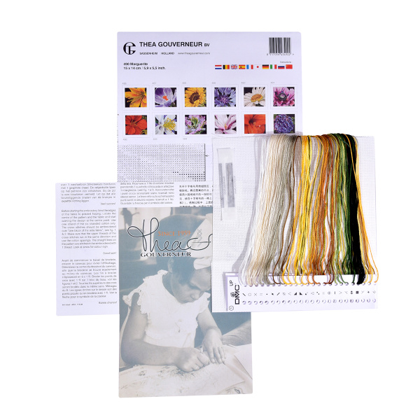 Набор для вышивания "Ромашка", канва аида 18 ct. Арт 490A                    