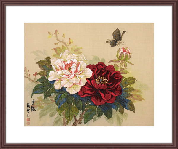 Набор для вышивания "Пионы". Арт 2031704