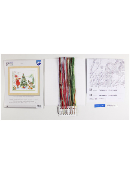 Набор для вышивания "Украшения к Рождеству". Арт PN-0203639
