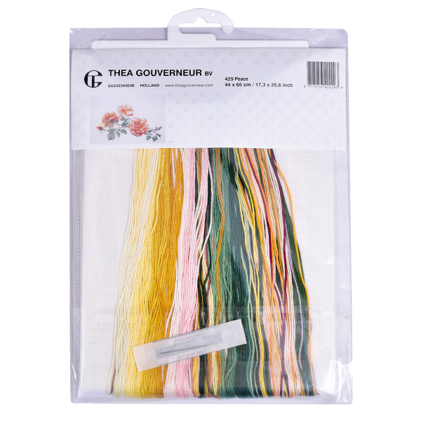 Набор для вышивания "Роза Мира", канва лён 36 ct. Арт 429