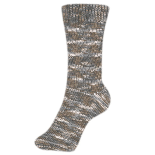 Пряжа Fortissima Socka 4-fach color, 75% шерсть, 25% полиамид, 420 м, 100 г. Арт 90028-2446