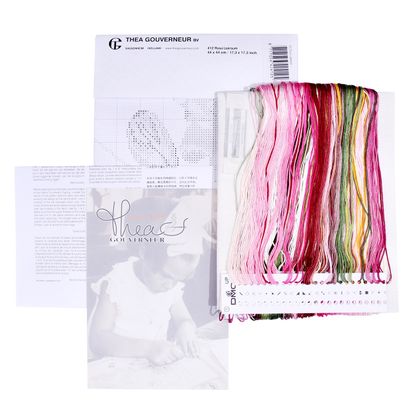 Набор для вышивания "Роза Лирсум", канва лён 36 ct. Арт 412                     