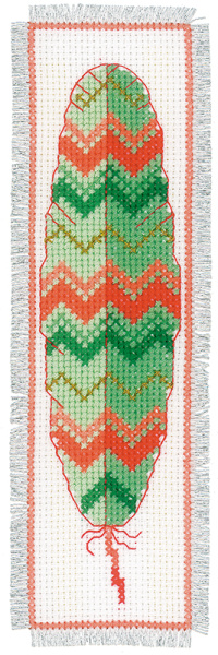 Набор для вышивания закладки "Перья" . Арт PN-0156894