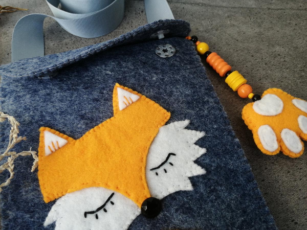 Набор для создания сумки из фетра "Лисичка". Арт 30.001.01