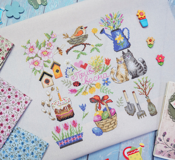 Набор для вышивания "Весна". Арт 11.002.22