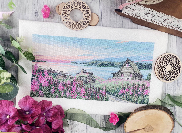 Набор для вышивания "Розовый вечер". Арт 02.010.33