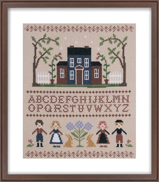 Набор для вышивания "Буквы и куклы". Арт 2032409
