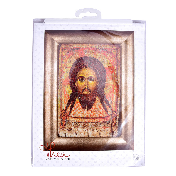 Набор для вышивания "Спас Нерукотворный", канва аида 18 ct. Арт 478A                    