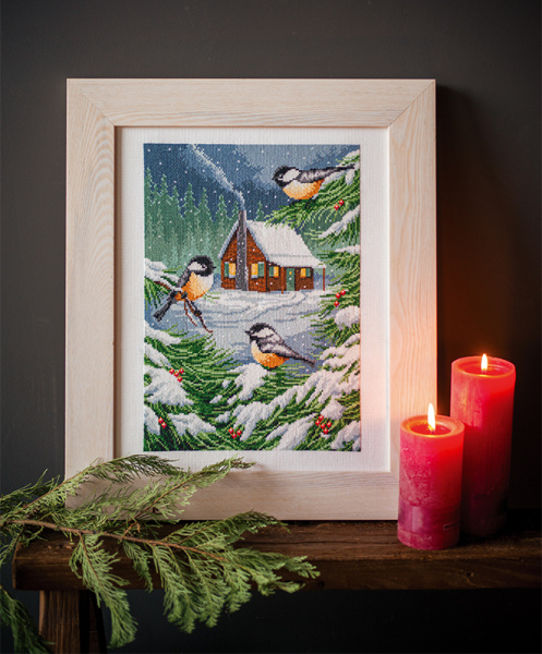 Набор для вышивания "Зимняя сценка". Арт PN-0158317
