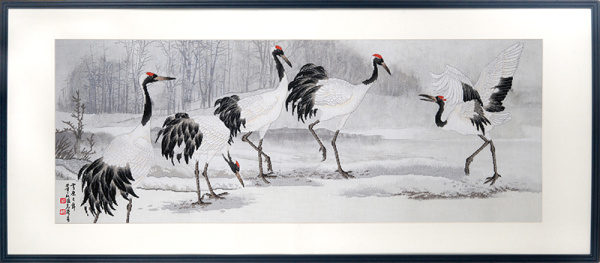 Набор для вышивания "Танцы на снегу". Арт 2030807