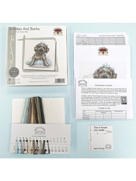 Набор для вышивания "Bubbles And Barks". Арт XHD130