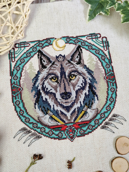 Набор для вышивания "Серый лют". Арт 03.017.20