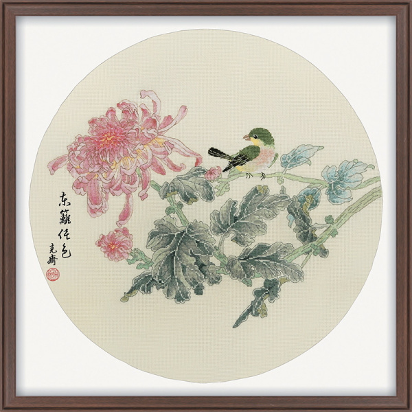 Набор для вышивания "Хризантемы". Арт 2030821