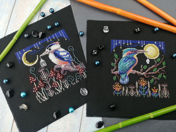 Набор для вышивания  "Яркая птица". Арт 13.003.42