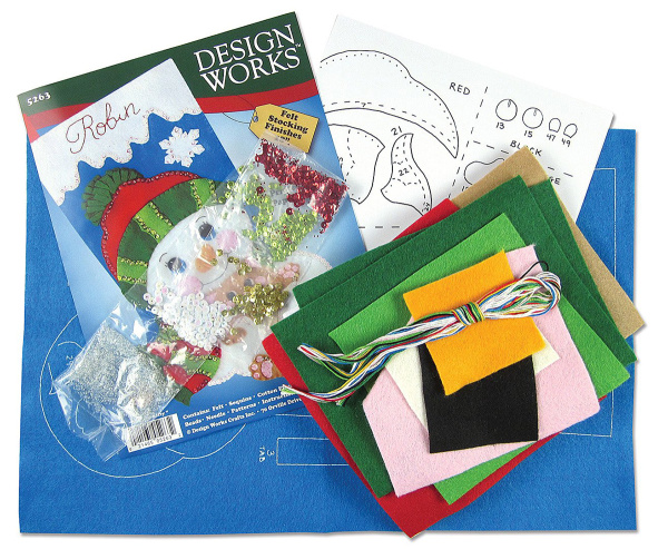 Набор для вышивания сапожка для подарков "Объятия котенка". Арт 5263