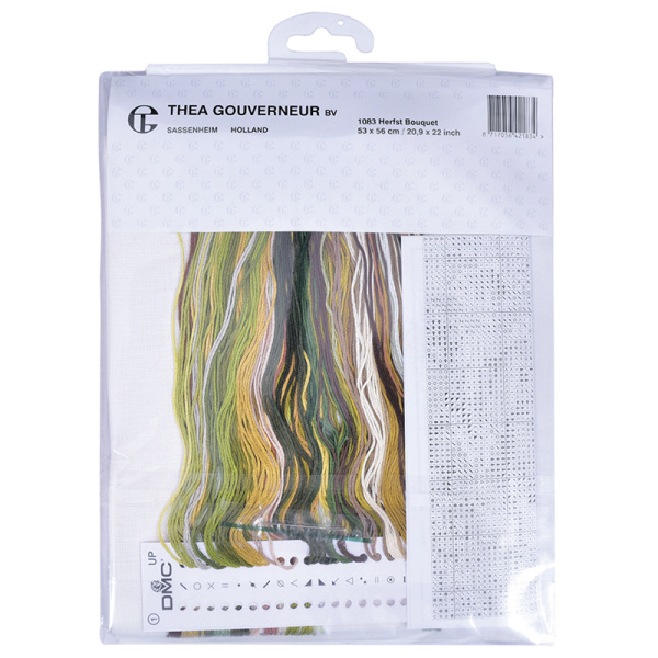 Набор для вышивания "Осенний букет", канва лён 32 ct. Арт 1083                    