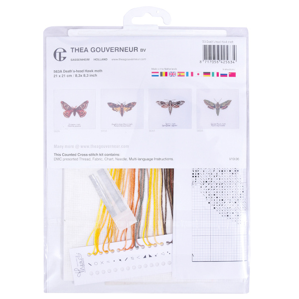 Набор для вышивания "Ястреб-мотылёк", канва лён 32 ct. Арт 563