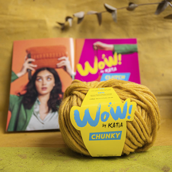 Пряжа Wow-Chunky, 75% акрил, 15% шерсть, 10% альпака, 100 г, 75 м. Арт 1312.63